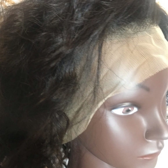 13x4 Deep Wave Lace Front Wigs Human Hair 180 Density 14”long. - Picture 7 of 8